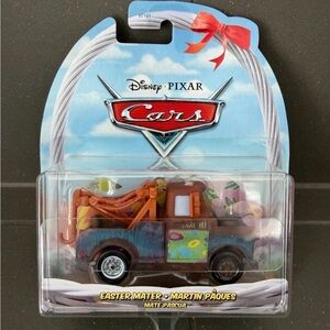2026 Easter themed Tow Mater Disney Pixar Cars. Lightening McQueen